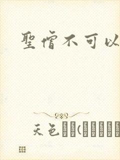 圣僧不可以封面