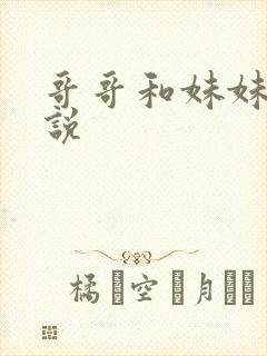 哥哥和妹妹的小说