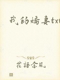 我的娇妻txt封面