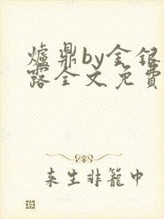 炉鼎by金银花露全文免费阅读笔趣阁