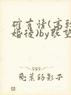 确有情(高干 婚后)by既望笔趣阁