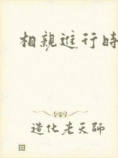 相亲进行时封面