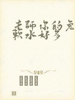 老师你的兔子好软水好多