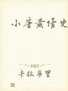 小唐黄倩史