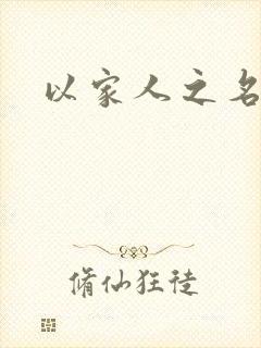 以家人之名小说