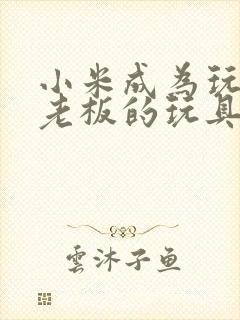 小米成为玩具店老板的玩具封面