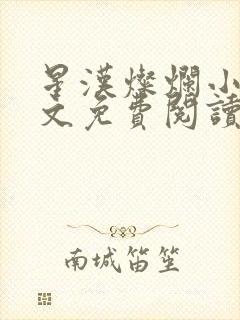 星汉灿烂小说全文免费阅读