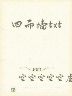 四面墙txt