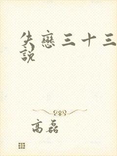 失恋三十三天小说