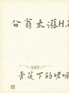 公翁太涨H欲渴