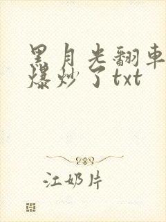 黑月光翻车后被爆炒了txt