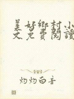 美好乡村小说全文免费阅读