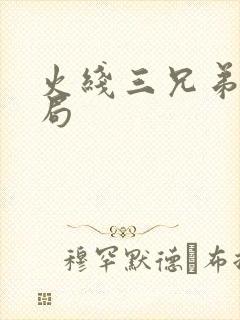 火线三兄弟大结局封面