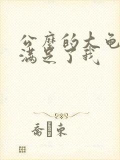 公么的大龟强大满足了我