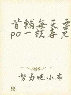 首辅每天要不够po一枝春免费阅读