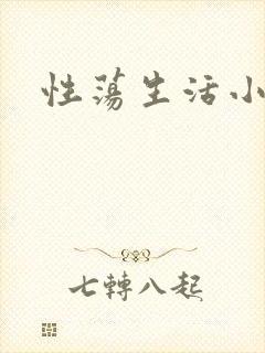 性荡生活小说封面