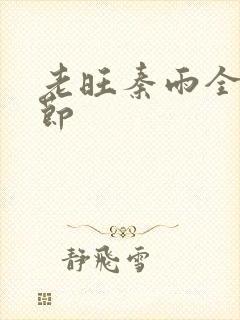 老旺秦雨全部章节