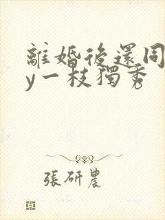 离婚后还同居by一枝独秀封面