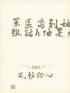 军区脔到她哭h粗话h他是疯批