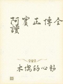 阿宾正传全文阅读