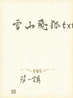 雪山飞狐txt