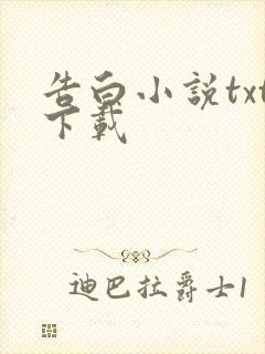 告白小说txt下载