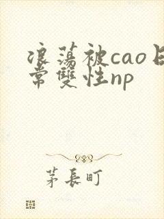 浪荡被cao日常双性np