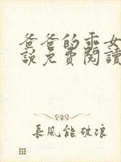 爸爸的乖女儿小说免费阅读