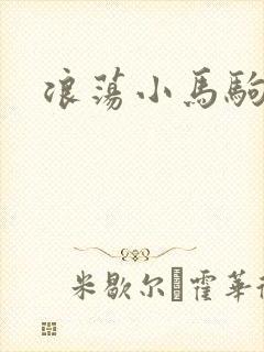 浪荡小马驹