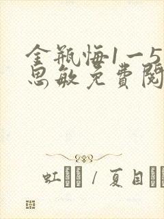 金瓶悔1一5杨思敏免费阅读封面