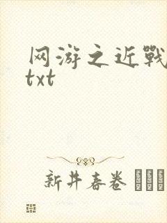 网游之近战法师txt