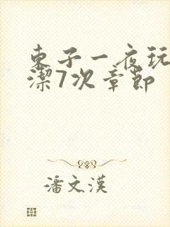 东子一夜玩弄白洁7次章节封面