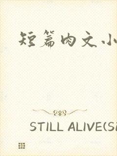 短篇肉文小说