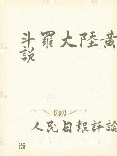 斗罗大陆黄色小说