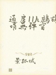 通房11h鹧鸪哨无弹窗