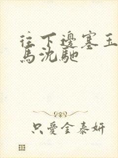 往下边塞玉器骑马沈驰