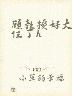 顾教授好大含不住了h