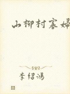 山柳村寡妇情史