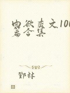 肉欲爽文100篇合集封面