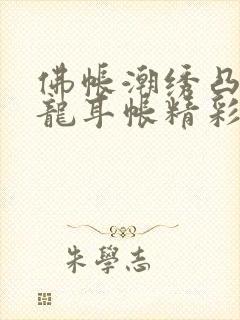 佛帐潮绣凸浮双龙耳帐精彩片段