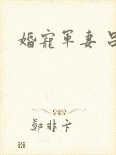 婚宠军妻 吕颜