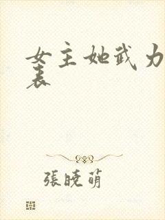 女主她武力值爆表