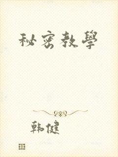 秘密教学封面