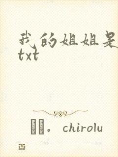 我的姐姐是美女txt