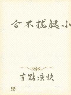 合不拢腿小说