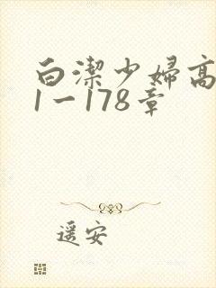 白洁少妇高义第1一178章