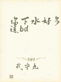 你下水好多下水道bd封面