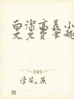 白洁高义小说全文免费笔趣阁在线阅读