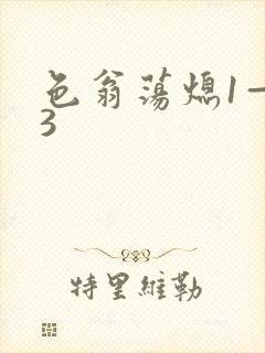 色翁荡熄1—13封面