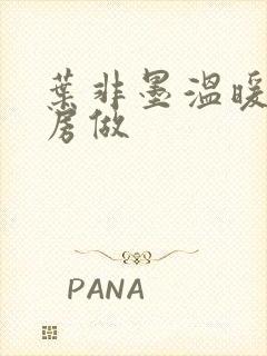 叶非墨温暖在厨房做封面